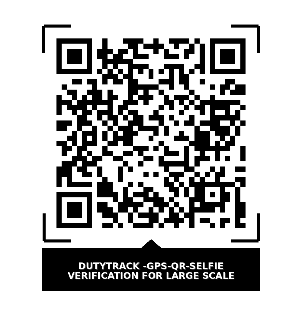 DutyTrack QR for Large Scale